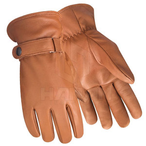 Guantes de conductor de cuero Unisex de alta calidad Pantalla táctil impermeable Compatible para invierno Conducción al aire libre Precio económico - Product Image 3