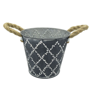 Galvanized Floor <b>Vase</b> <b>Set</b> of <b>3</b> Handmade Modern Design for Home Entryway Decoration - Product Image 6