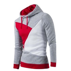 Sweat à capuche imprimé pour homme, coupe classique, 100 % coton molletonné, hiver, différentes couleurs, broderie contrastante, pas cher, haute qualité - Product Image 1