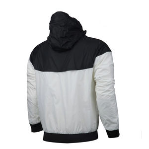 Veste coupe-vent d'hiver pour hommes Patchwork Long Thin Casual Loose Hooded for Running Fitness & Daily Wear - Product Image 2