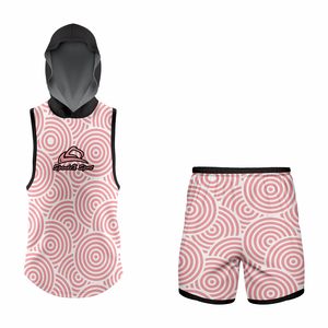 ชุดเสื้อเจอร์ซีย์ฟุตบอลแบบตาข่ายรัดรูปกางเกงขาสั้นพิมพ์ลายดิจิตอลแบบระเหิดทนทานโลโก้พลัสไซส์ผลิตตามสั่ง7V7 - Product Image 1