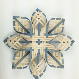 Meilleure vente de fournitures de décoration arbre de noël grande étoile de l'avent suédoise étoile tissée naturelle pour arbre de noël suspendu - Product Image 3