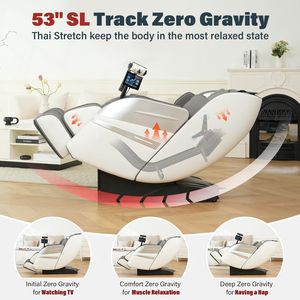 Fauteuil de massage offrant un confort ultime et un soulagement du stress à la maison ou au bureau, conçu avec plusieurs techniques de massage - Product Image 3