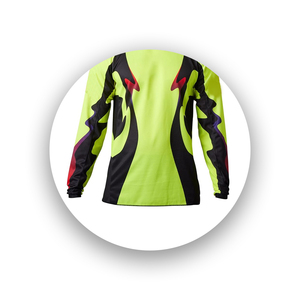 Chemise de maillot de moto unisexe imprimée à manches longues respirante OEM ODM Design Made Polyester Jerseys pour hommes et femmes - Product Image 3