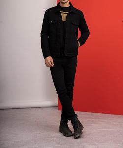 Custom Hot Winter Men's Embroidered <b>Stand</b> Collar Letter Pattern Denim Jacket High Quality Loose Fashion Wholesale Price - Product Image 1