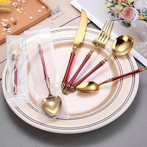 Ensemble de couverts professionnels écologiques et modernes pour buffet d'hôtel et réception |   Couverts en acier inoxydable durables pour la restauration - Product Image 5