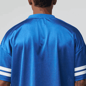 Camisetas de fútbol de poliéster de malla con cuello en V para hombre y mujer, camisetas personalizadas con estampado de nombre de equipo, ropa deportiva para jóvenes, camisetas para hombre - Product Image 6