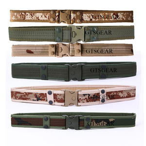 BLT01 Custom Men's Heavy Duty Canvas Waist-Adjustable <b>Belt</b> Quick-Release Plastic Buckle for Tactical Outdoor Sports - Product Image 3