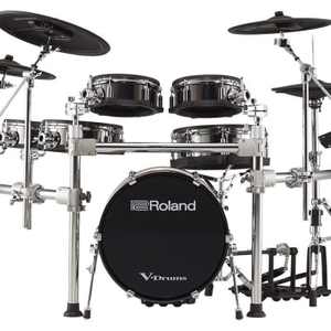 Batería electrónica ORIGINAL TD-17 K-VX V-Drums con cámaras de latón, parches de piel de oveja, diseño de arce y paquete esencial - Product Image 2