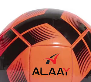 Balón de fútbol cosido a máquina de color naranja/Negro Alaay, tamaño unisex 5, material de PU, fútbol de nivel de Club - Product Image 6