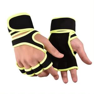La mejor calidad logotipo personalizado al por mayor gimnasio Fitness guantes nuevo estilo mejor material de baja tasa por buen fabricante para deportes al aire libre - Product Image 4