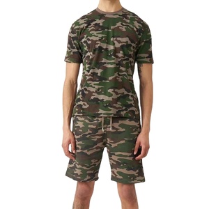 Summer Men's <b>Sets</b> Short and T Shirts Short Two Piece Suits Breathable Man Casual Cotton T Shirts and Shorts <b>set</b> - Product Image 2