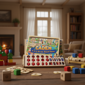 Gioco da Tavolo in Legno Personalizzato Caiden 4-in-1, Gadget Strategici - Product Image 3