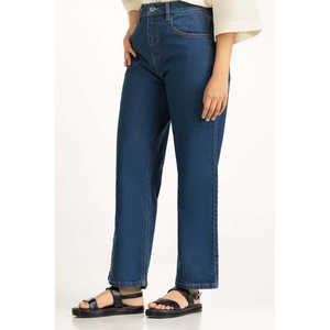 กางเกงยีนส์ทรงตรงเอวสูงแบบสกินนี่ลำลองผ้าเดนิมแบบคาร์โก้ ระบายอากาศได้ดี รุ่น WM-JNS-WS25-003 ไซส์ XL กางเกงขายาวพิมพ์ลาย - Product Image 3