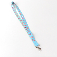 Cordón de poliéster para sublimación de 20mm y 25mm de ancho, blanco y negro, con gancho metálico, ajustable, ecológico y moderno para la Feria de Cantón