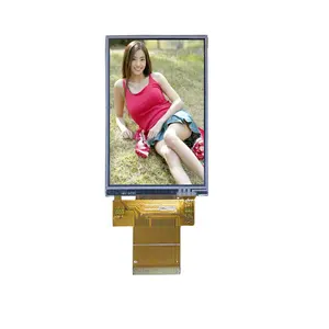 Tela lcd 320x480 da resolução 50 pinos, 3.5 polegadas tft tela lcd com tela sensível ao toque