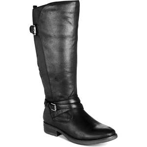 Stivali Sopra il Ginocchio Alysha da Donna Baretraps, Design con Punta Aperta e Piattaforma, Cerniera, Comodi in PU per Tutte le Stagioni - Nero Taglia 6.5 M - Product Image 1