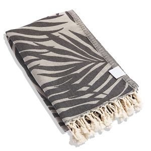 Vente en gros de haute qualité 100% coton Fouta Hamman Serviette de bain à séchage rapide à carreaux Techniques tissées Logo personnalisable Serviette de bain compressée - Product Image 1
