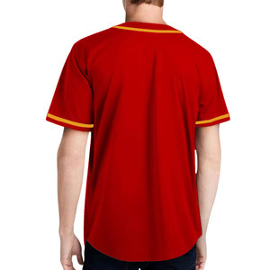 Nuevas camisetas de béisbol personalizadas OEM con botones completos, proveedor y fabricante de camisetas de béisbol al por mayor de Pakistán - Product Image 2