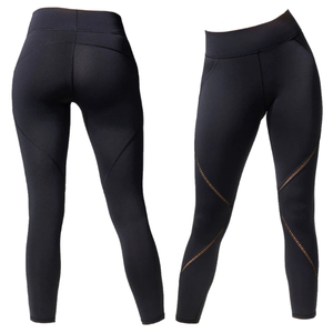 Spandex/Nylon Women Solid Ankle-Length Yoga Pants <b>Leggings</b> High Waist Push-Up Sculpting Breathable Elastic Running Gym Fitness - Product Image 1