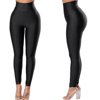 Leggings minces taille haute pour femmes Leggings de yoga décontractés et sexy avec logo personnalisé Leggings de yoga taille élastique en gros