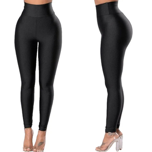 Leggings minces taille haute pour femmes Leggings de yoga décontractés et sexy avec logo personnalisé Leggings de yoga taille élastique en gros - Product Image 3