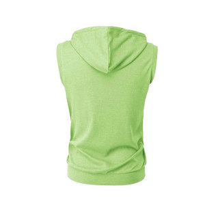 Pakistan Manufacture Men Sleeveless <b>Workout</b> <b>Hoodies</b> Custom Printed Logo Casual Men Sleeveless <b>Hoodies</b> - Product Image 6