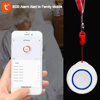 UEMON - Sistema de Automatización del Hogar Inteligente, Botón de Llamada de Emergencia SOS con WiFi Tuya, Alarma con Control por Voz para Uso en Hoteles y Garajes