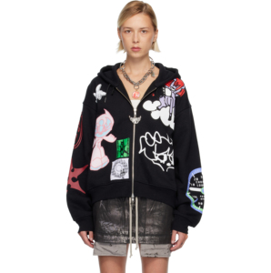 Custom Print Winter Women's Lightweight Breathable Eco-Friendly Zip-Up Front Logo 100% Cotton Hoodie Pockets Long Sleeves <b>Zipper</b> - Product Image 1