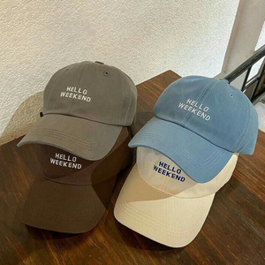 Gorras de Béisbol Lisas para Hombre, con Logotipo Personalizado y Etiquetas Tejidas, Visera Curva, 6 Paneles, Sin Estructura, Fabricación en Vietnam - Product Image 1