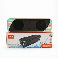 H9 Meilleur haut-parleur mobile, lecteur audio sans fil d'extérieur, basses puissantes, volume élevé, clé USB, RGB, très vendu en Afrique
