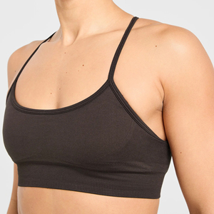 Soutien-gorge de sport sur mesure de haute qualité pour l'exercice de course à pied vente en gros grande taille respirant avant haut pour soutien-gorge de sport d'entraînement à impact - Product Image 5