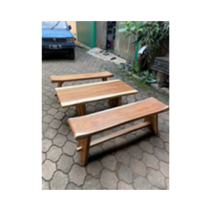 Bancs de parc extérieur Suar solide banc ensemble cour extérieure pour centre commercial jardin patio bancs - Product Image 3