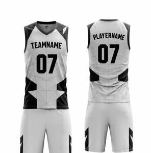 Maillot de basket-ball réversible en maille 100% polyester personnalisé pour homme, design personnalisé, respirant, vêtements de sport d'entraînement bon marché, ensemble uniforme - Product Image 6