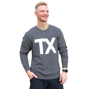 เสื้อสเวตเตอร์ผ้าฟลีซสำหรับผู้ชายขนาดพลัสไซส์ผ้านุ่มใส่สบายพิมพ์ลายพิมพ์ซับลิเมชันโลโก้แบบกำหนดเองสำหรับหน้าร้อน - Product Image 5