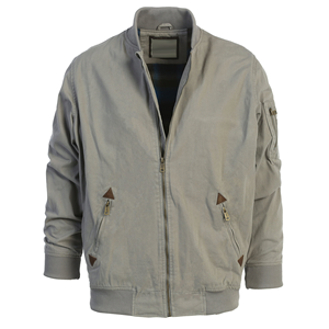Custom Made OEM Design 100% Cotton Men's Solid Grey Color <b>Slim</b> <b>Fit</b> <b>Jackets</b> With Pockets <b>Jacket</b> Surplus Stocks From Bangladesh - Product Image 1