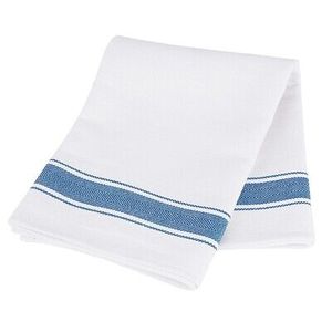 Serviettes à rayures imprimées quotidiennes écologiques Serviettes de cuisine en coton à séchage rapide Golf Dobby Woven Technique Sac à farine blanchi - Product Image 3