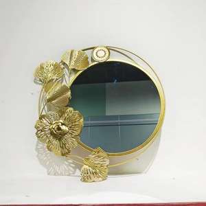 Papillon métal tenture murale miroir salon entrée miroir décoratif pour la maison hôtel mur Art à vendre luxe Style métal - Product Image 5