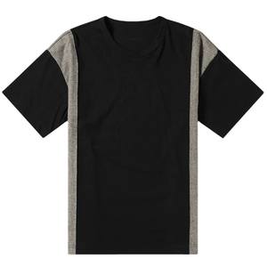 T-shirts pullover personnalisés pour hommes 100% coton de haute qualité surdimensionné décontracté épaule tombante couleur unie conception douce - Product Image 2