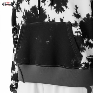 2025 alta calidad en blanco recortado hombres Invierno Polar algodón Regular Fit Pullover Hoodie 300gsm Anti-Pilling transpirable a prueba de viento - Product Image 5