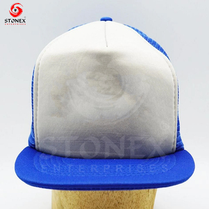 Custom Cotton Material <b>Summer</b> With Sports Plain Logo Embroidery Adjustable Trucker <b>Hat</b> For Unisex - Product Image 1