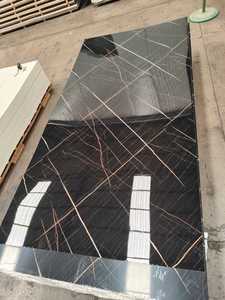 <span class=keywords><strong>แผ่น</strong></span>พีวีซี<span class=keywords><strong>กัน</strong></span>น้ำสำหรับตกแต่งภายในแผ่นพีวีซี1220*2440*3มม. เคลือบหินอ่อนเงาออกแบบได้ตามต้องการ - Product Image 3