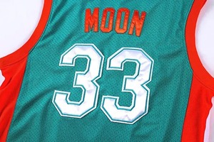 OEM personalizado poliéster/Tela de malla uniforme de baloncesto de alta calidad Laker baloncesto Jersey apliques bordados logotipo camiseta de fútbol - Product Image 6