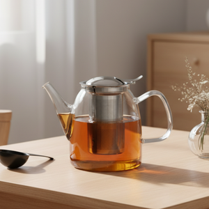 Théière en verre avec infuseur en acier inoxydable, couvercle et capacité de 500 ml 3304459-500 - Product Image 1