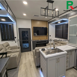 OEM en Chine : Remorque de luxe 2025 pour camping familial et expéditions, type 'Fifth Wheel' avec espace pour véhicule de loisirs - Product Image 3