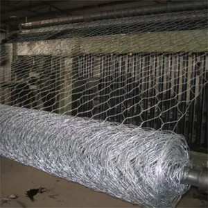 बुना हेक्सागोनल Gabion मेष सजावटी स्टेनलेस स्टील ग्रिड gabion