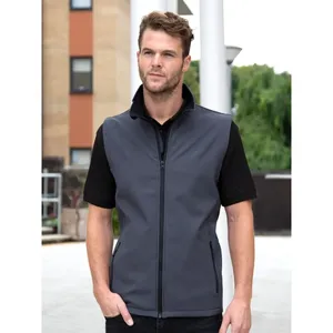 Custom Softshell Bodywarmer Fishing <b>Vest</b> Premium Custom Merchandising Fishing <b>Vest</b> - Product Image 1