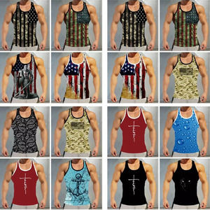 Camisetas sin mangas con estampado de sublimación, camisas sin mangas, verano primavera 2025, ropa informal suave, trajes de moda, camiseta sin mangas para hombre - Product Image 6