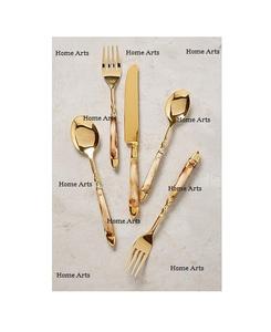 Ensemble de couverts en nacre et en acier inoxydable Design tendance Ensemble de couverts en forme de taille personnalisée à bas prix - Product Image 4