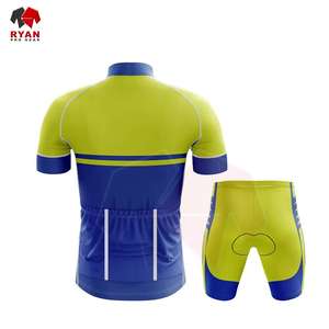 Vente en gros d'uniformes de cyclisme pour hommes uniformes de cyclisme pour hommes de haute qualité design personnalisé logo personnalisé respirant à séchage rapide - Product Image 2